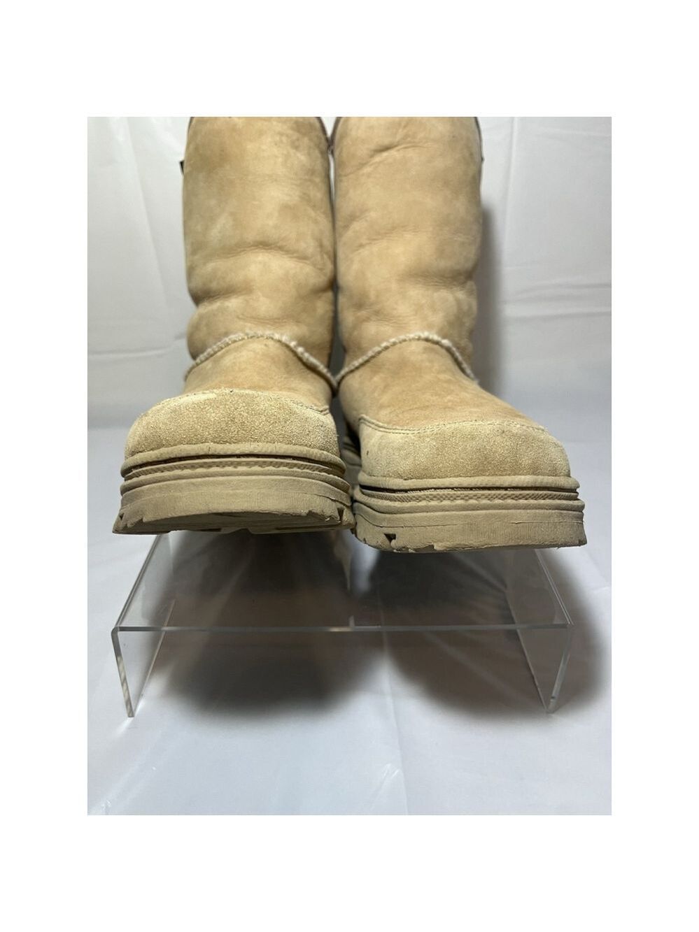 CABELA'S WINTER SUEDE BOOTS SIZE 6 SHEARLING STYE